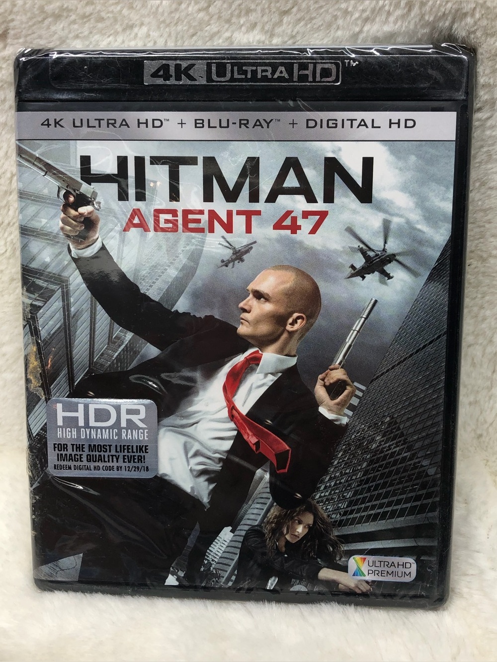 NEW Hitman Agent 47 4K Ultra HD Blu-ray Digital HD Copy Movie Factory Sealed